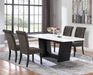 Sherry Rectangular Marble Top Dining Set image