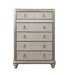 Bling Game 6-drawer Chest Metallic Platinum image