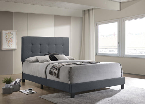 Mapes Tufted Upholstered Eastern King Bed Grey image