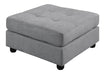 Claude Tufted Cushion Back Ottoman Dove image