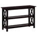 Rachelle Sofa Table with 2-shelf Deep Merlot image