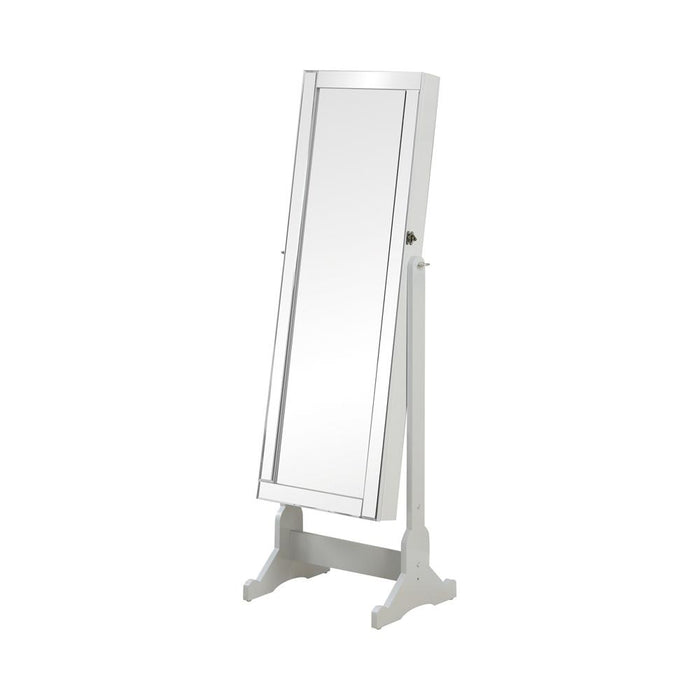 Yvonne Storage Jewelry Cheval Mirror Grey image