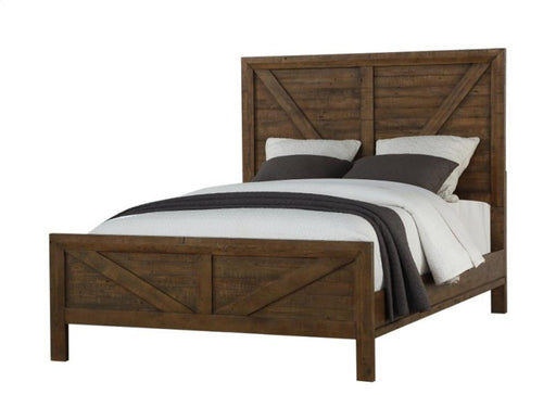 Emerald Home Pine Valley King Panel Bed in Brown B744-10HB image