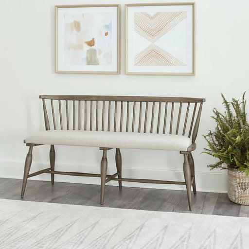 Americana Farmhouse Uph Seat Windsor Bench (RTA) image