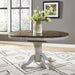 Carolina Crossing Oval Pedestal Table Top- White image