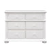 Liberty Furniture Summer House 6 Drawer Dresser in Oyster White image