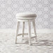 Liberty Modern Farmhouse Console Swivel Stool in Flea Market White image