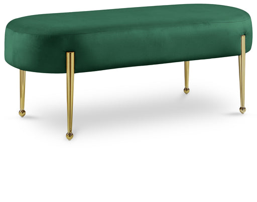 Gia Green Velvet Bench image