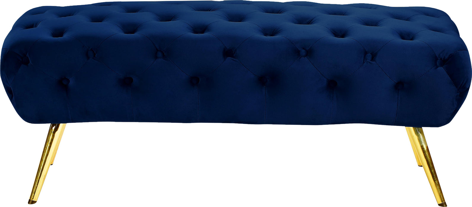 Amara Navy Velvet Bench image