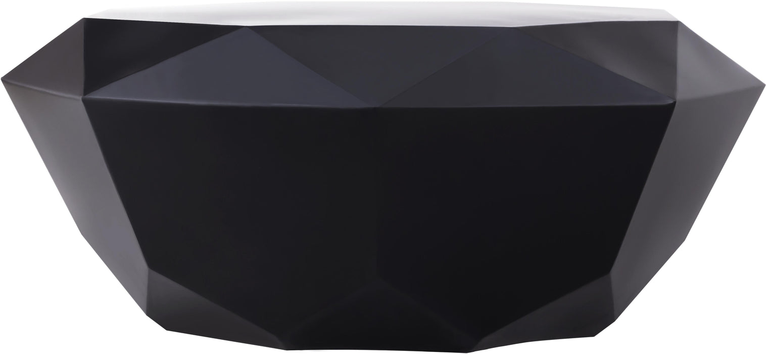 Gemma Matte Black Coffee Table