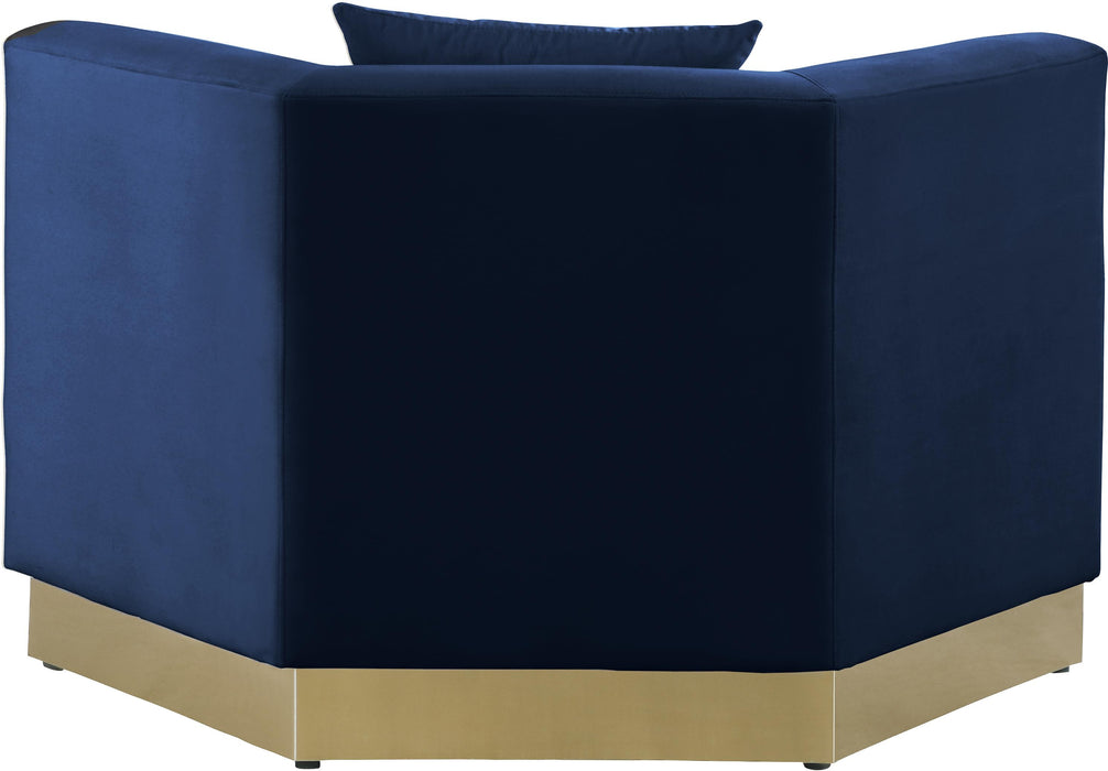 Marquis Navy Velvet Chair