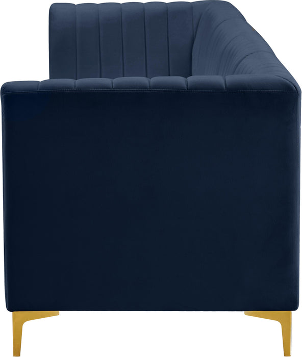 Alina Navy Velvet Modular Sofa