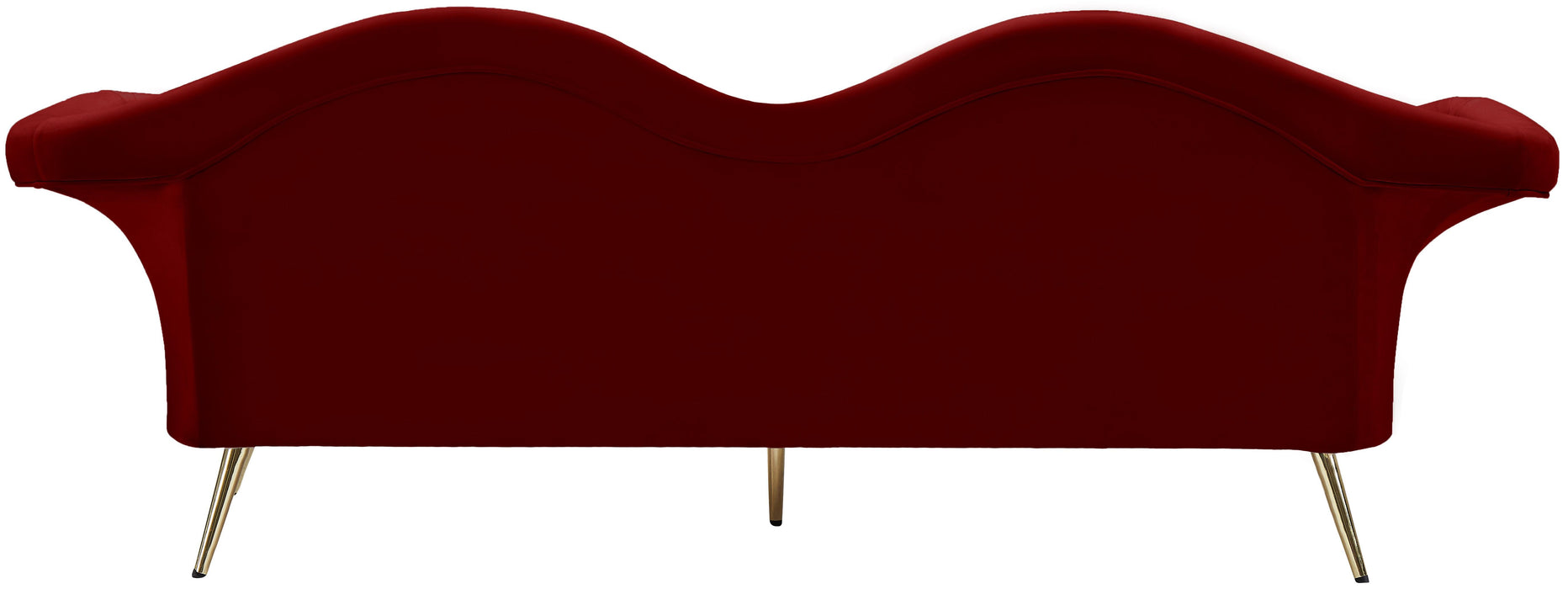 Lips Red Velvet Sofa