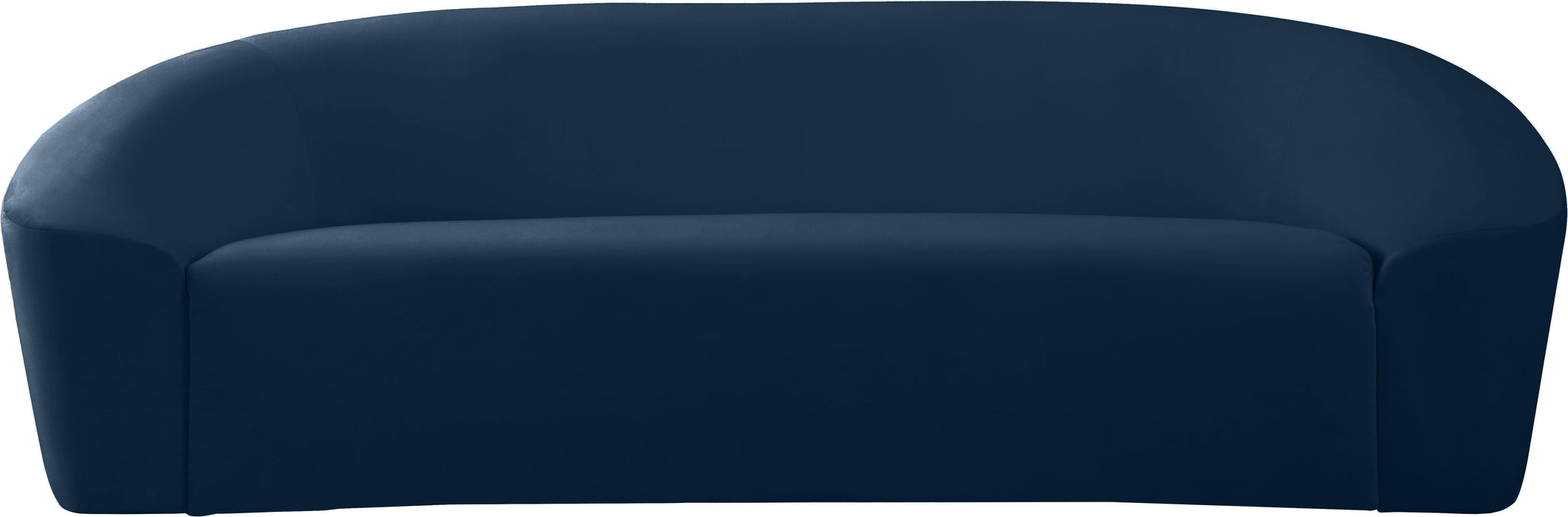 Riley Navy Velvet Sofa