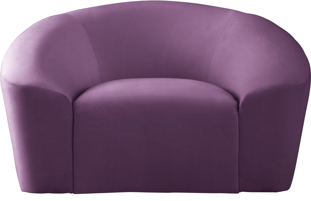 Riley Purple Velvet Chair