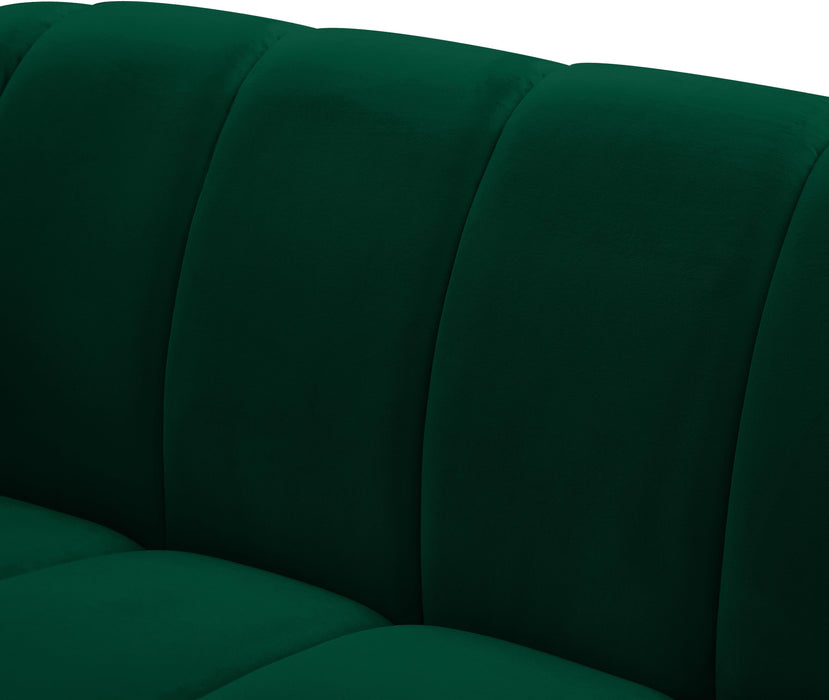 Elijah Green Velvet Chair