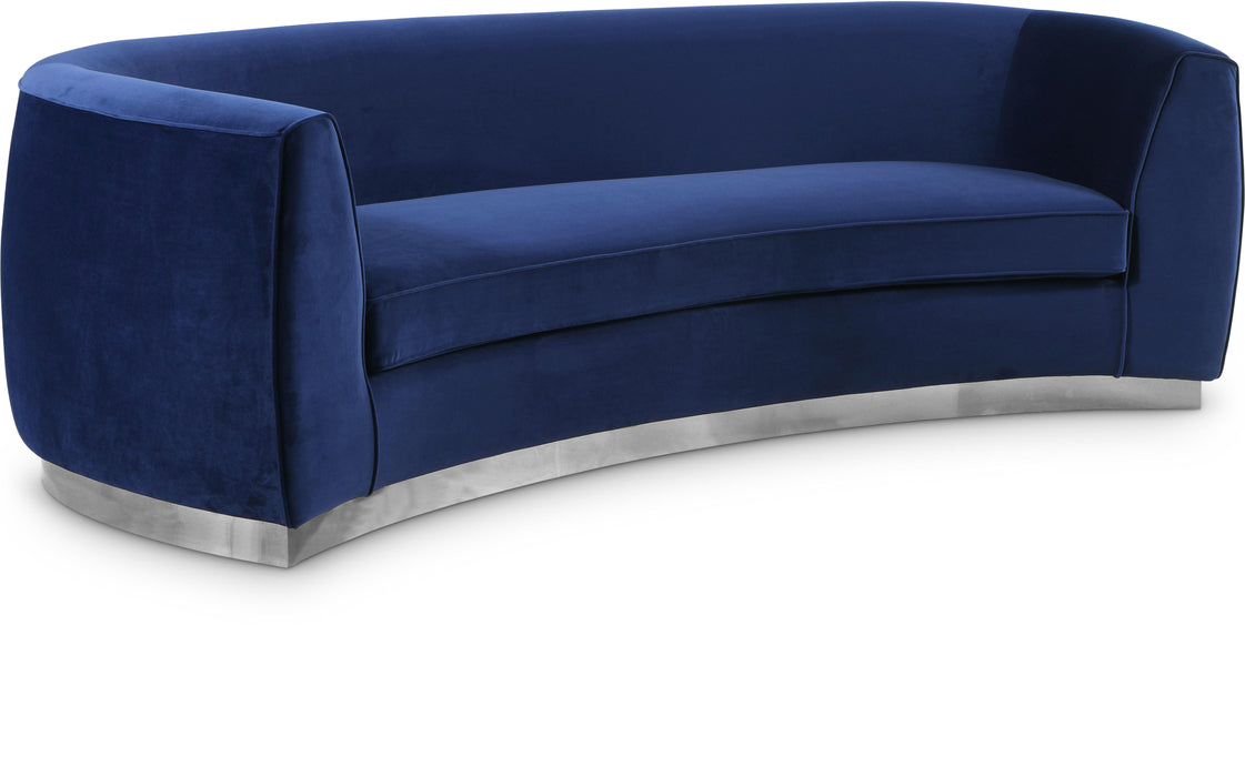 Julian Navy Velvet Sofa