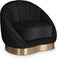 Shelly Black Velvet Chair image