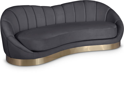 Shelly Grey Velvet Sofa image