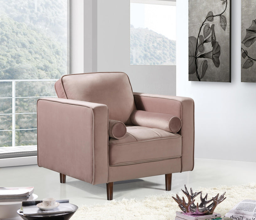 Emily Pink Velvet Chair