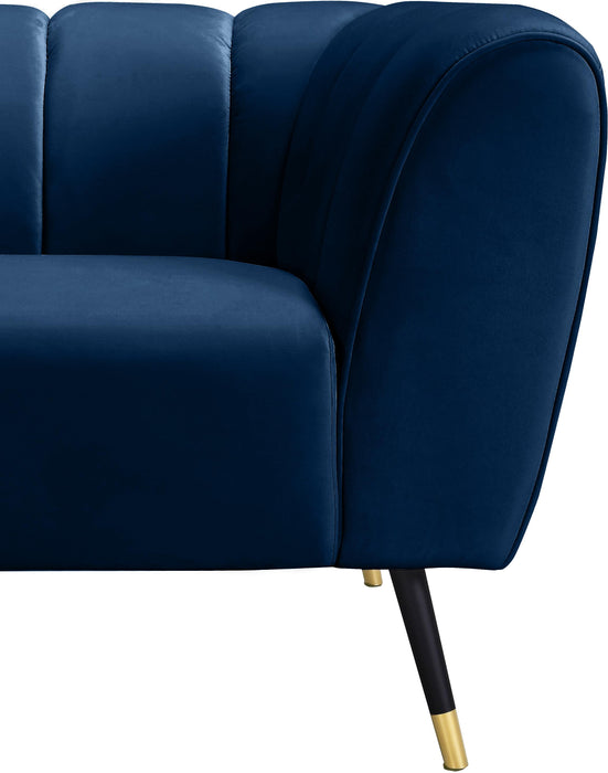 Beaumont Navy Velvet Chair