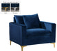 Naomi Navy Velvet Chair image