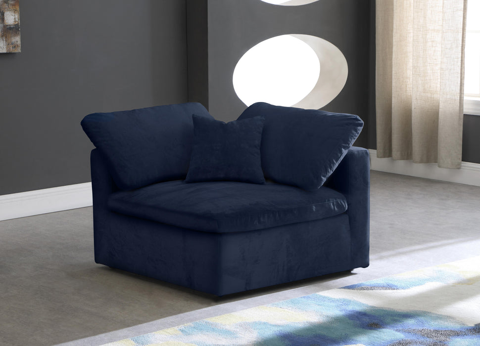 Cozy Navy Velvet Chair