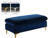 Naomi Navy Velvet Ottoman image