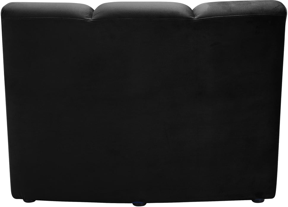 Infinity Black Velvet Modular Chair