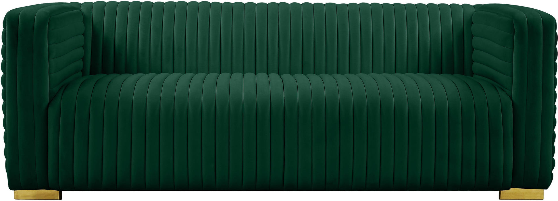 Ravish Green Velvet Sofa