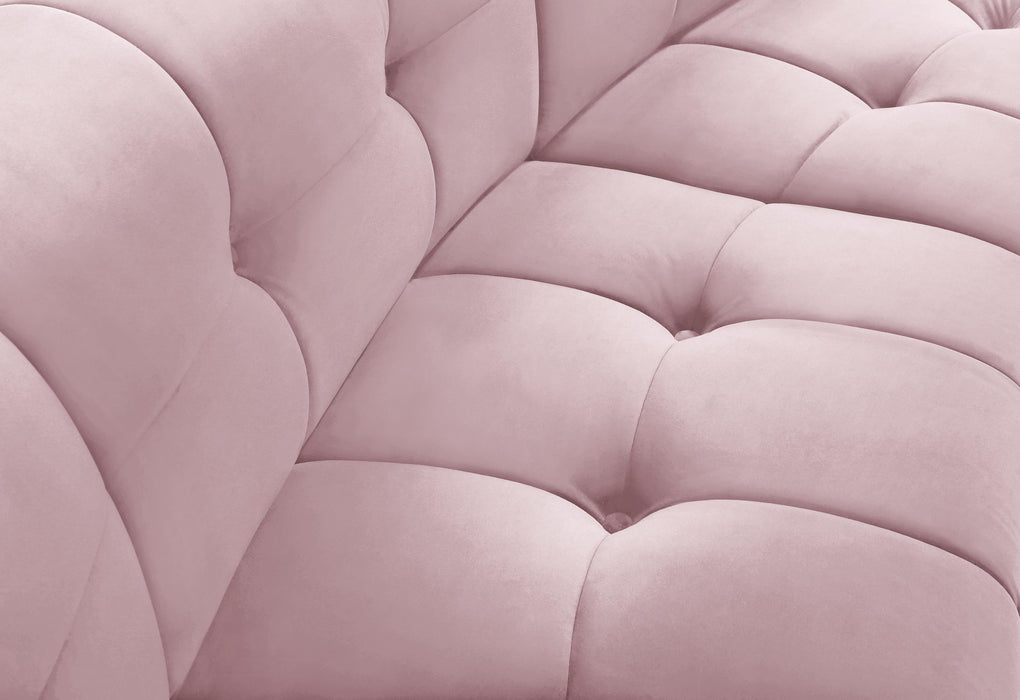 Limitless Pink Velvet Modular Chair