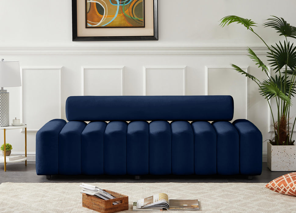 Melody Navy Velvet Sofa