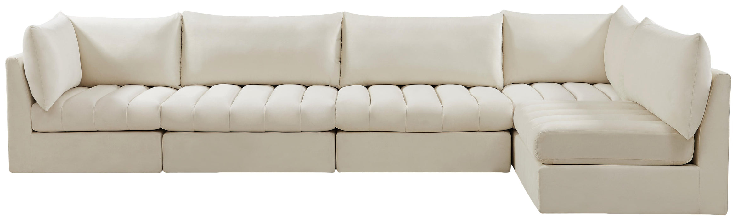 Jacob Cream Velvet Modular Sectional