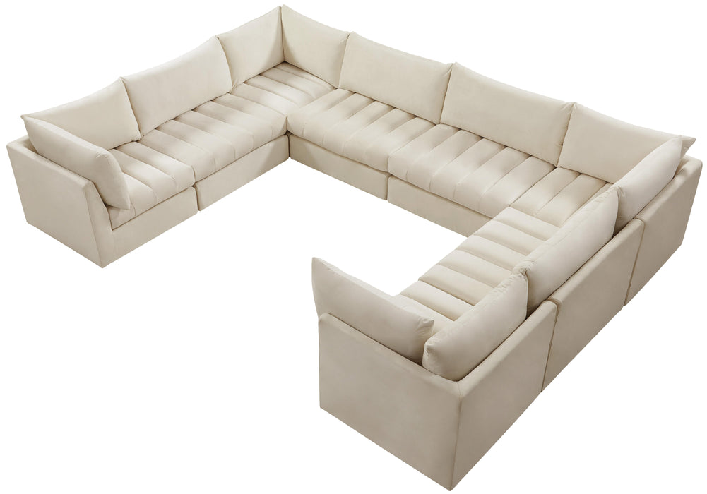 Jacob Cream Velvet Modular Sectional