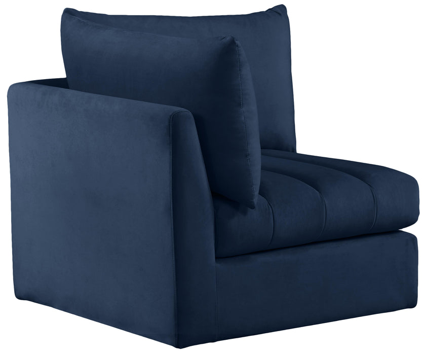 Jacob Navy Velvet Corner