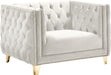 Michelle Cream Velvet Chair image