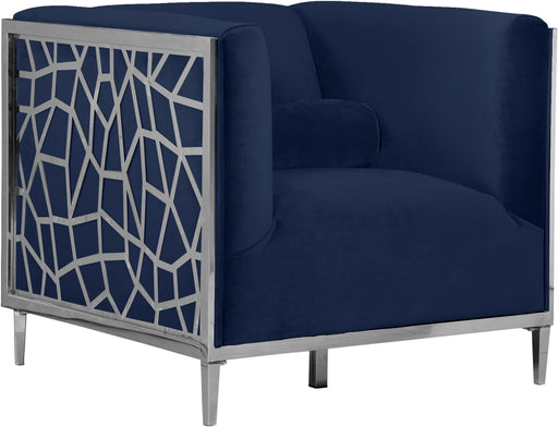 Opal Navy Velvet Chair image