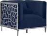 Opal Navy Velvet Chair image