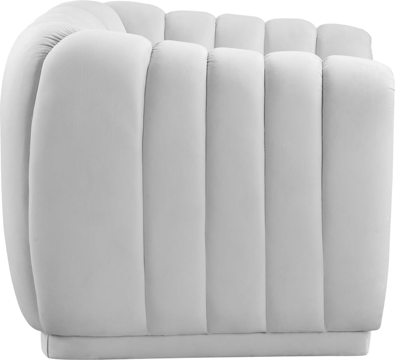 Dixie Cream Velvet Chair