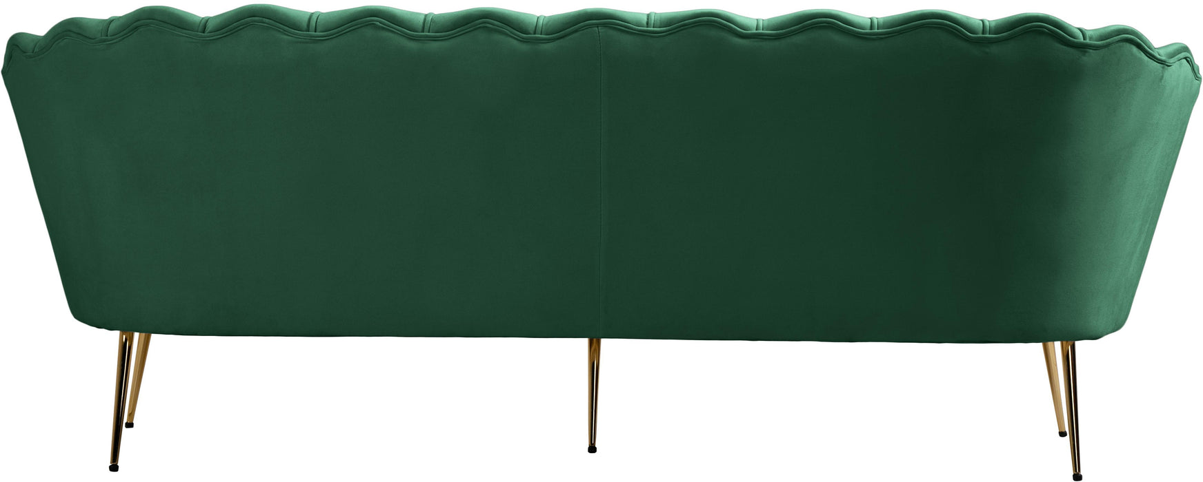 Gardenia Green Velvet Sofa