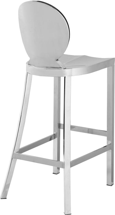 Maddox Chrome Stool