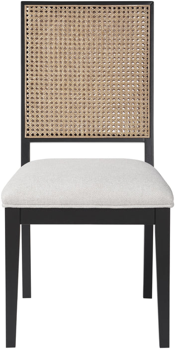 Lucid Black Velvet Dining Chair