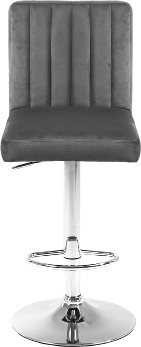 Joel Grey Velvet Adjustable Stool