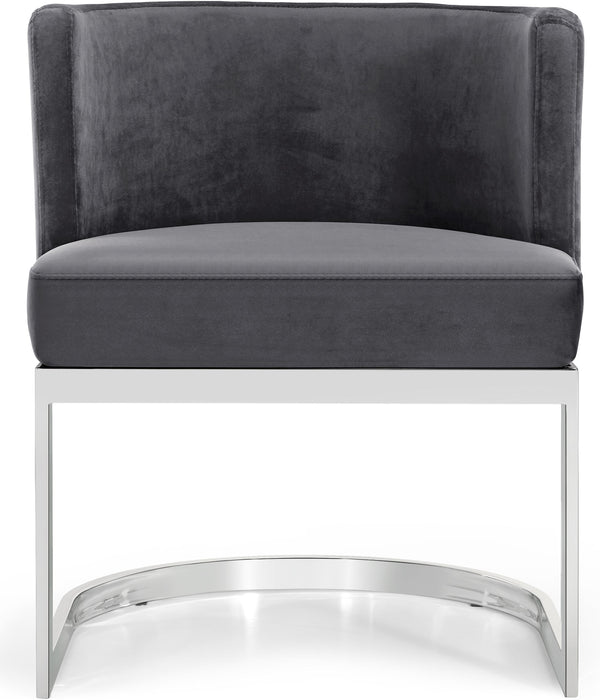 Gianna Grey Velvet Dining Chair