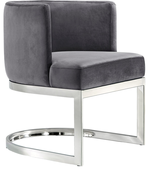 Gianna Grey Velvet Dining Chair