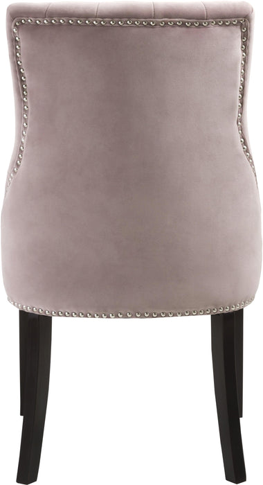 Oxford Pink Velvet Dining Chair