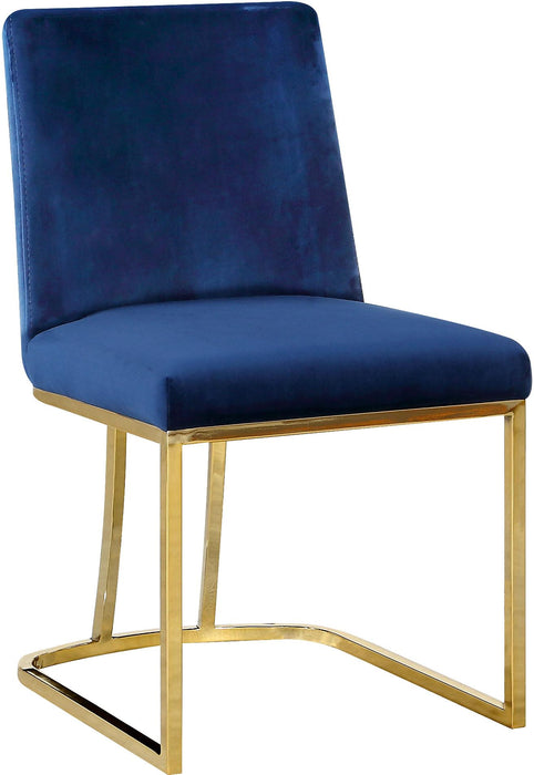 Heidi Navy Velvet Dining Chair