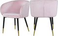 Louise Pink Velvet Dining Chair image