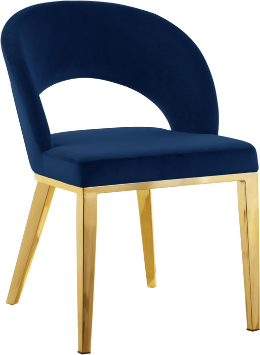 Roberto Navy Velvet Dining Chair