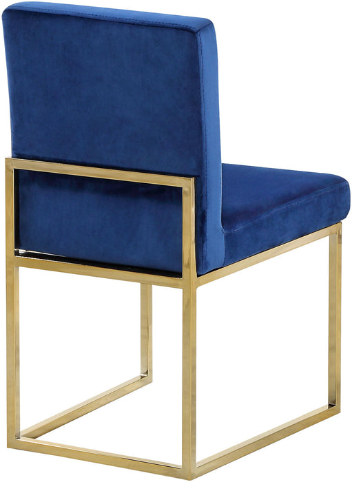 Giselle Navy Velvet Dining Chair